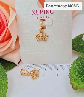 Кулон "Корона в камінцях", 1,1*,09см. Xuping 18K 140816 фото