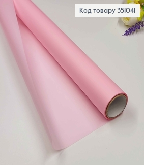 Пленка калька, цвет Розовая, рулон 60см*8,5 ярда 351041 фото