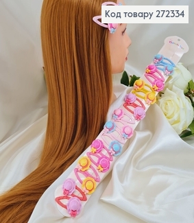 Заколка ток так детская Шляпа в асс. (10пар) 272334 фото