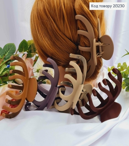 Краб пластик, матовый, "Осьминог" 12,5см, цвета в ассортименте 213230 фото 1