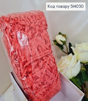 Наполнитель крафтовый красный 100 гр 514030 фото