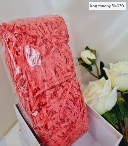 Наполнитель крафтовый красный 100 гр 514030 фото 1