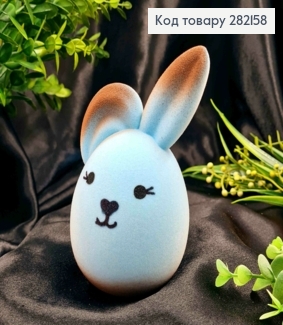 Фігурка "ВУХАНЬ", (пластик, оксамит), БЛАКИТНОГО кольору, 13*7см 282158 фото