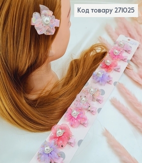 Заколка уточка детская Цветочек  в асс. 271025 фото