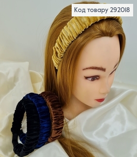 Обруч Велюр жатка  в асорт. 292018 фото