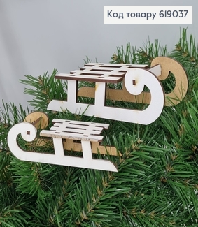 Набір санок 2 шт 16*5 см, 11*3,5 см 619037 фото