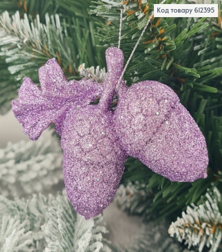 Новогодняя фигура Блеск Желудь ЛАВАНДА, 9*6,5см, Украина 612395 фото 1