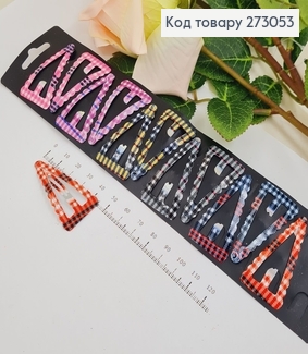 Заколка тік так кольоровий  в асорт. 12шт/уп. 273053 фото