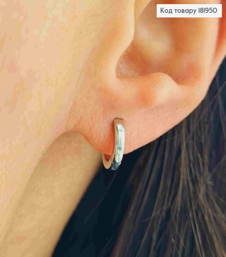Серьги кольца, ширина 2мм, диаметр 1см, Xuping 181950 фото 1