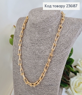 Бижутерия на шею Цепь золотая 50+6 см 236187 фото