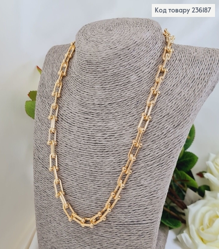 Бижутерия на шею Цепь золотая 50+6 см 236187 фото 1