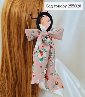 Резинка 5см, Твилли Бант 9*15см, Цветы (ручная работа, Украина) 255028 фото