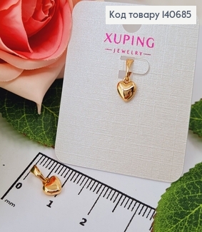 Кулон підвіска серце 0,7 х 0,7, Xuping 18 K 140685 фото