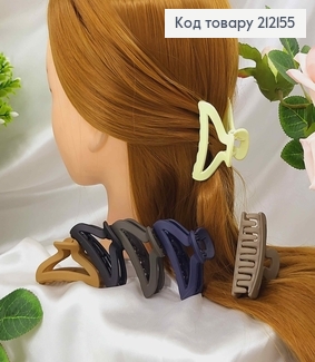 Краб пластик, трикутник заокруглений, 6см, кольори в асорт. 212155 фото