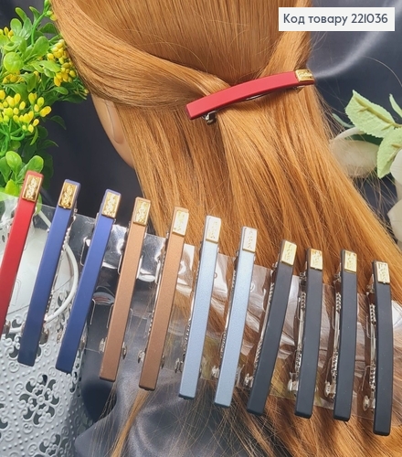 Заколка автомат тонкий в ассотименте 221036 фото 1