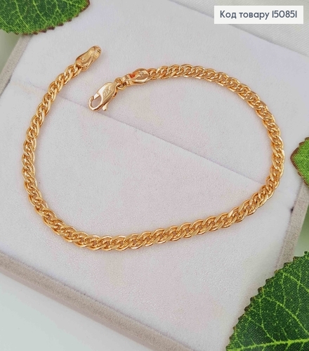 Браслет 3,5мм, длина 21см, плетение нонное Xuping 18К 150851 фото 1