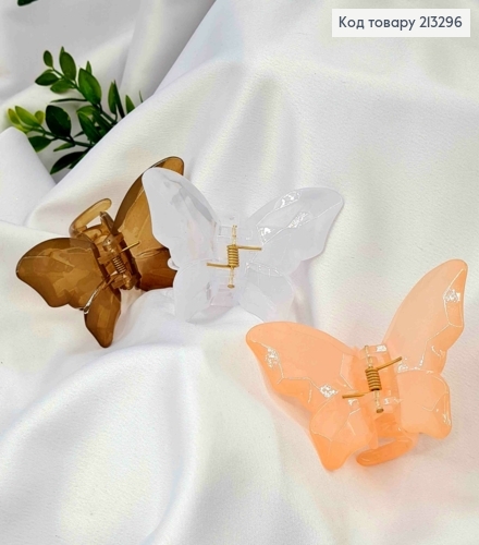 Краб пластик "МЕТЕЛИК", розмір 8,5*5,5см, Пастельні кольори в асортименті 213296 фото 2