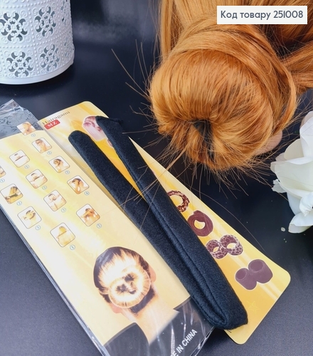 Заколка твістер  чорний 251008 фото 1