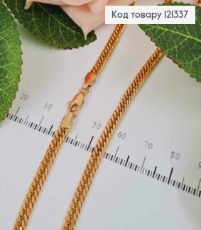 Цепочка 3,5мм, длина 60см, плетение ПАНЦИРНОЕ, Xuping 18K 121337 фото