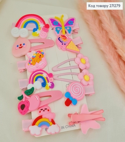 Набор детский 4 тик такая 8 стрелы с героями мультфильма розовые 271279 фото 1