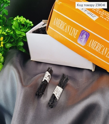 Набір  рогач (10ш)   Рогач - шпилька черный 4,5 см 10 шт / уп 2311041 фото 1