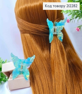 Краб пластик глянцевий (акрил) "МЕТЕЛИК", розміром 6,5*6см, Зелено-Перламутрового кольору 212282 фото