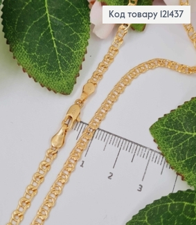 Цепочка, плетение "Узелок" 3мм, длина 50см, Xuping 18K 121437 фото