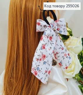 Резинка 5см, Твилли Бант 9*15см, Цвети, (ручная работа, Украина) 255026 фото