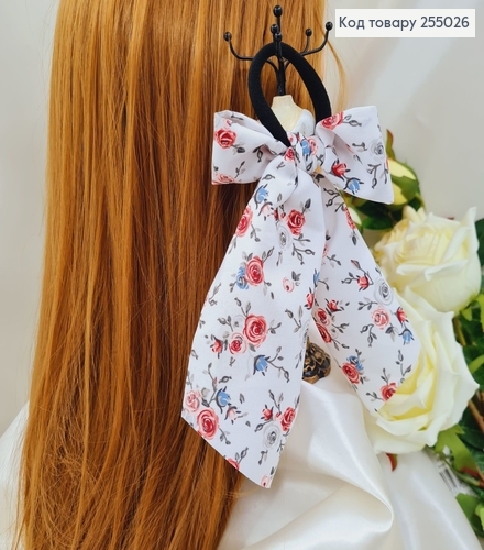 Резинка 5см, Твилли Бант 9*15см, Цвети, (ручная работа, Украина) 255026 фото 1