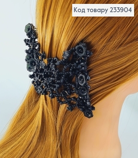 Заколка Монтера для волос черная  233904 фото