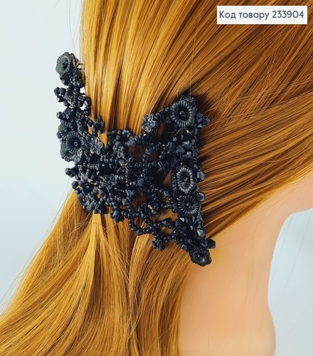 Заколка Монтера для волос черная  233904 фото 1