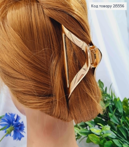 Краб металл Золотого цвета, треугольный, 10см 215556 фото 3