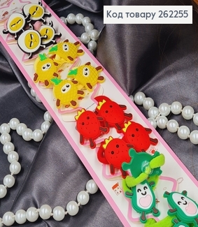 Резинки детские "Фрукты", 20шт/уп 262255 фото