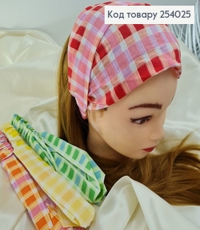 Повязка в квадратики  в асс. 254025 фото