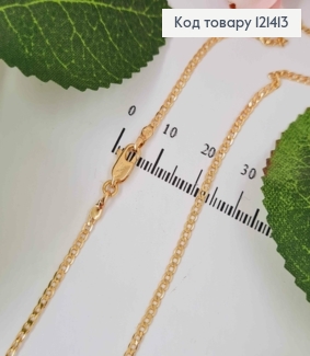 Ланцюжок панцирне плетіння, шир. 2мм, довж. 55см, Xuping 18K 121413 фото
