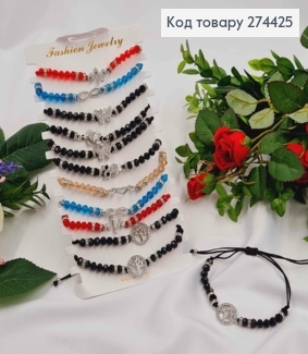 Браслет со СТИКЛЯРУСА и додатками в камнях в ассортименте 274177 фото