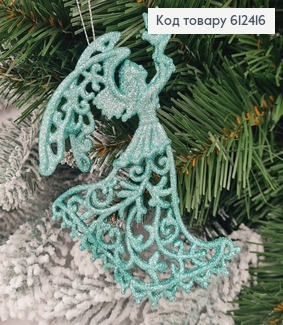 Новогодняя фигура Блеск Ангел с голубем МЯТА, 12*7см, Украина 612416 фото