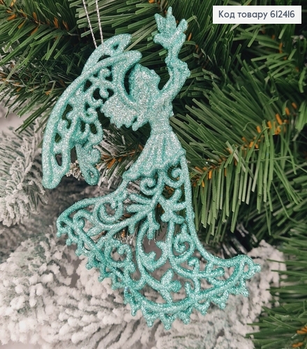 Новогодняя фигура Блеск Ангел с голубем МЯТА, 12*7см, Украина 612416 фото 1