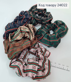 Резинка тканина об'ємна Модна в асорт. 241022 фото