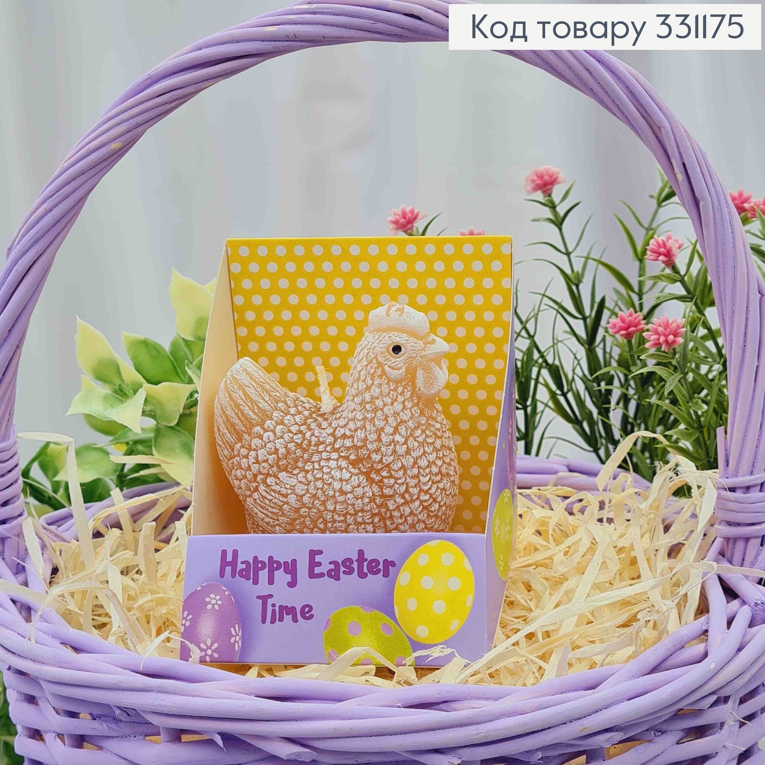 Свеча декоративная "Курочка", цвета в ассортименте, 80гр/4часа, Bartek candles 331175 фото 2