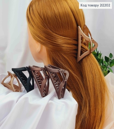 Краб каучук (качественный), 9см, ТРЕУГОЛЬНИК, матовые цвета в ассортименте. 212202 фото 1