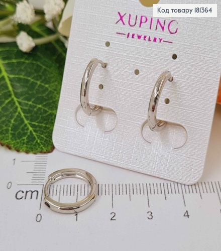 Серьги, кольца 1,4см, классические, Xuping 181364 фото 1