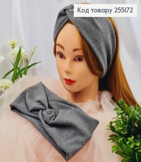 Повязка чалма трикотаж мягкая "Пума", СИРА, диаметр 50 см, ширина 11 см, ручная работа, Украина. 275042 фото