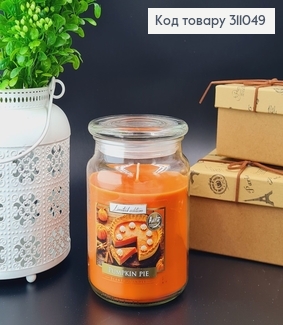 Аромасвечка в банке Pumpkin Pie, BISPOL 500 г/100ч.горение, snd99-347 311049 фото