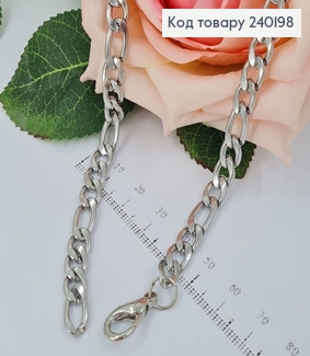Цепочка панцирное плетение 6мм, длина 51см, Stainless Steel 240198 фото