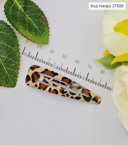Заколки Тік-так 5.5 см, африканський мотив, 10 шт/уп. 273128 фото 3