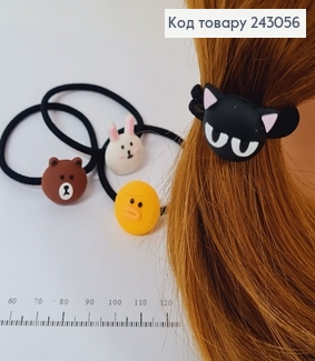 Резинка чорна Звірі  243056 фото