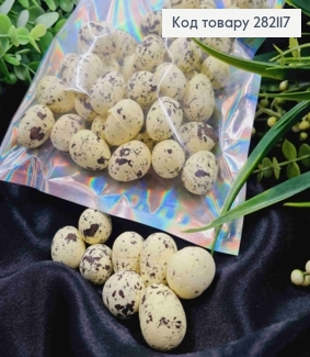 Набор: декоративные Пасхальные яйца (пенопластовые заготовки), ПЕРЕПЕЛИНЫ, 2,4*1,7см, 50шт/уп 282117 фото