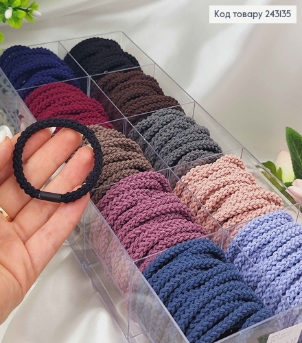 Резинка фигурно плетеная, 5см, цвета в ассорт. 243135 фото 1