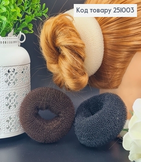 Мочалка бублик №3 для гульки 8 см в ассорт. 255003 фото